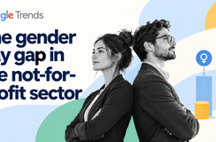 What is the gender pay gap in not-for-profit organisations?