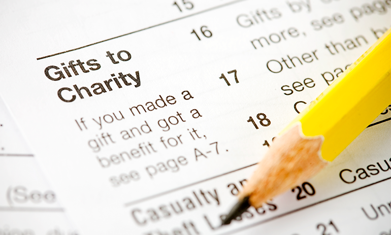 Gifts to charity section of a tax statement|ACNC acting commissioner Deborah Jenkins