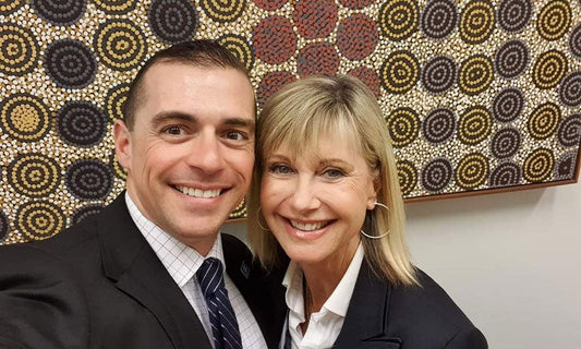 Neil Pharaoh and Olivia Newton-John