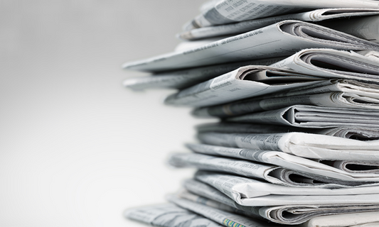 stack of newspapers