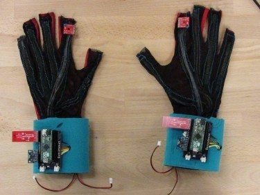 Sign language gloves