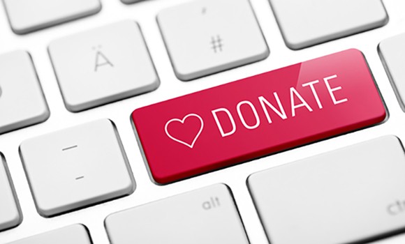 Donate button on keyboard.