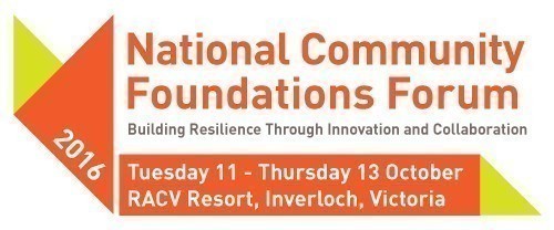 2016 National Community Foundations Forum