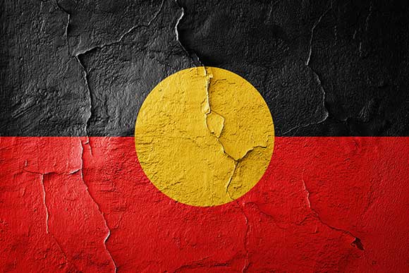 Indigenous Australian Flag 