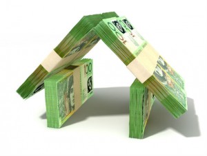 Money in the shape of a house RS