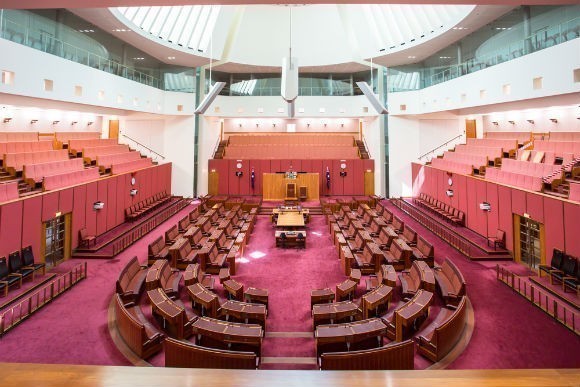 Senate interior empty RS