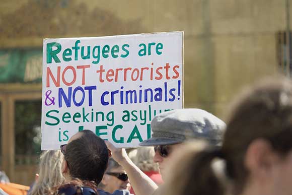 Public support for refugees