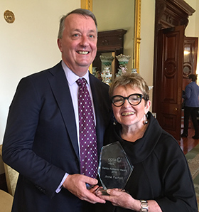 Anne Fairhall receives award