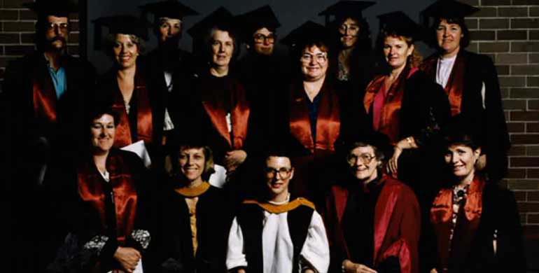 Associate Diploma, Community Mgt Program launched by Kuring-gai College – graduating class in early 1990’s