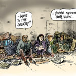 homelessness cartoon