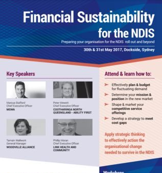 Financial Sustainability for the NDIS