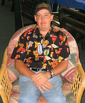Phil Kethel in a chair