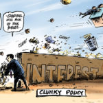 Simon Kneebone cartoon: If we raise them. Government raising interest rates