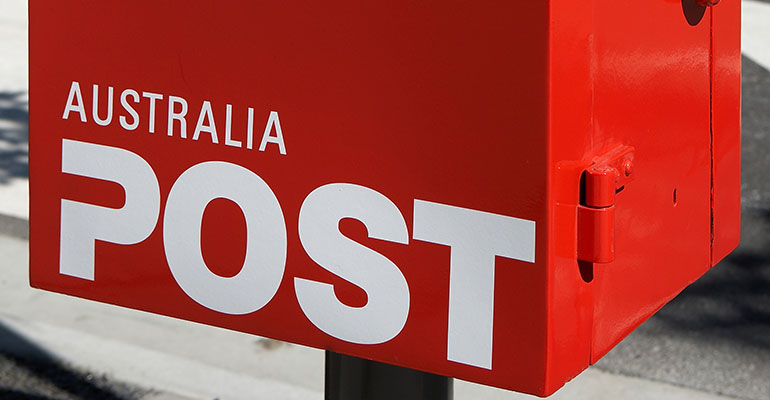 Australia post letterbox