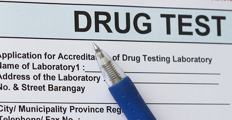 drug test form