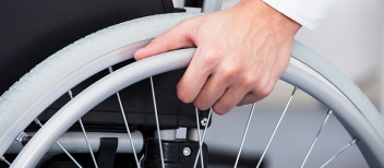 wheelchair close-up