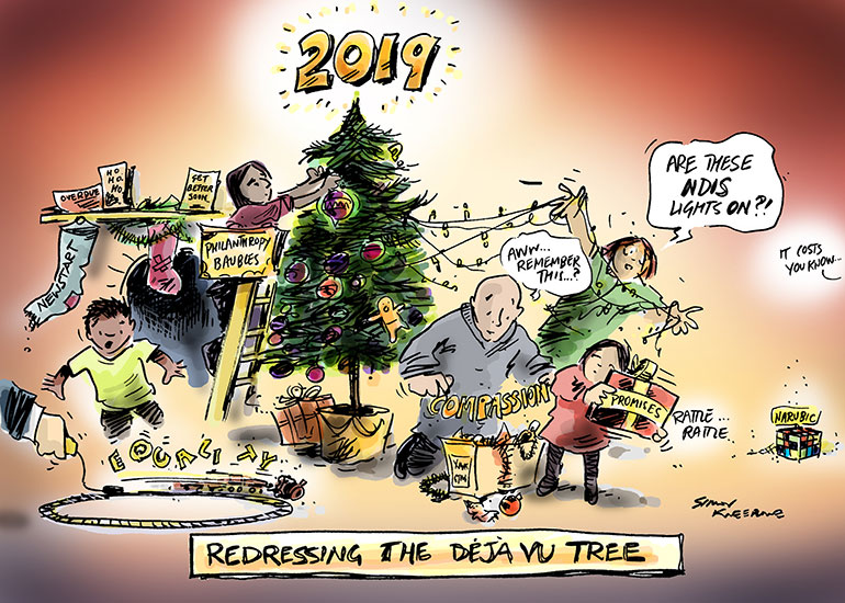 Redressing the Deja Vu Tree Cartoon
