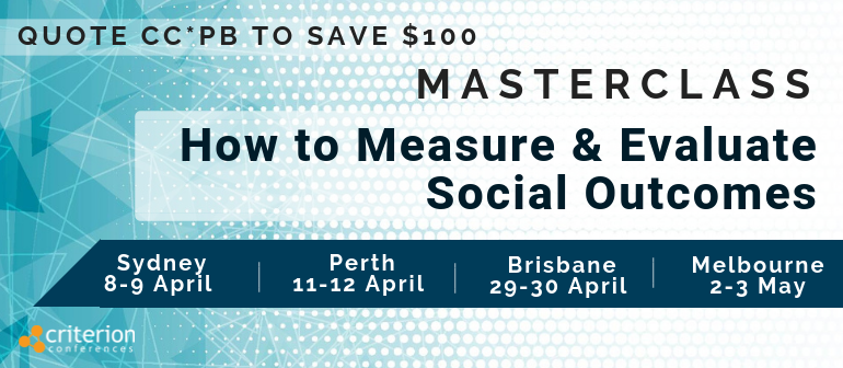 How to Measure & Evaluate Social Outcomes Masterclass