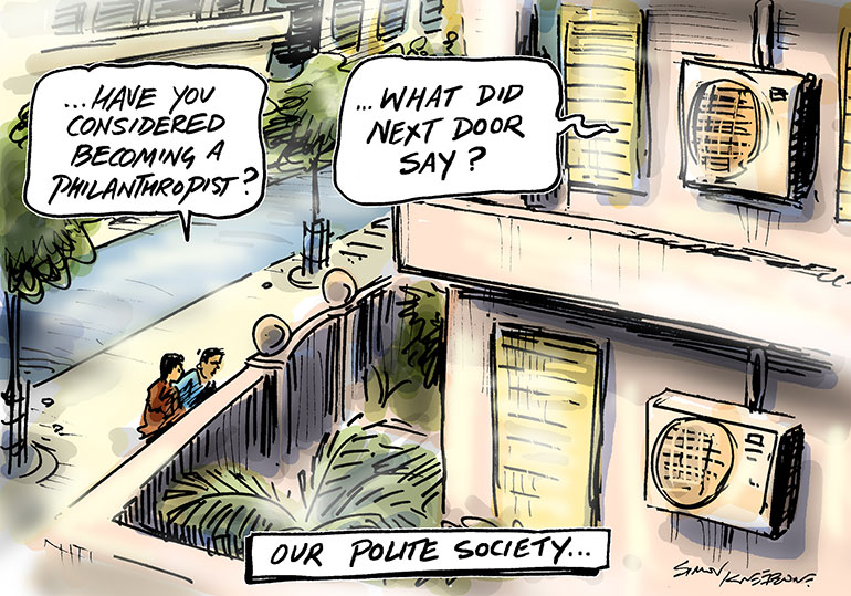 Our polite society cartoon