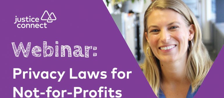 Privacy Laws for Not-for-profits Webinar