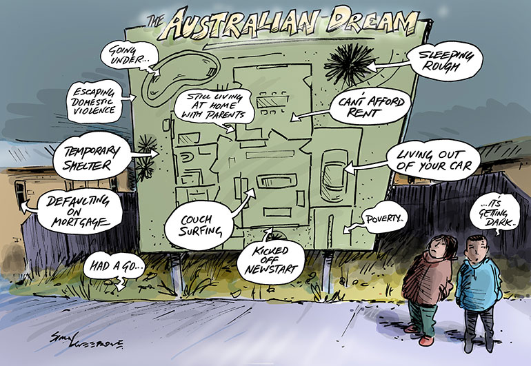 Australian Dream Cartoon