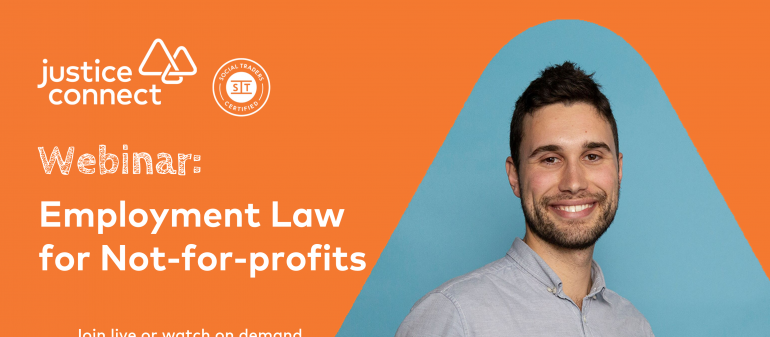Employment Law for Not-for-profits Webinar