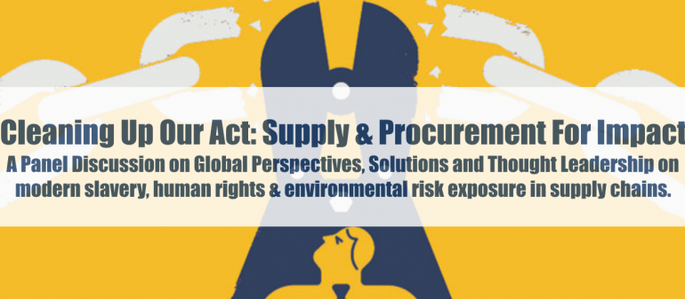 Cleaning Up Our Act: Supply & Procurement For Impact