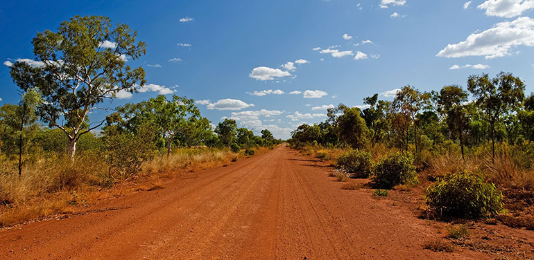Road in Central Australia