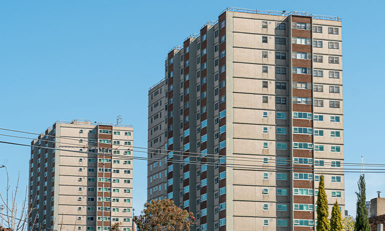 public housing blocks