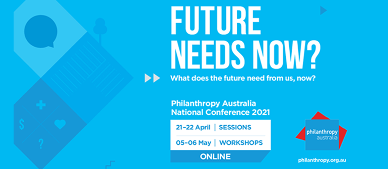 Philanthropy Australia National Conference 2021: Sessions