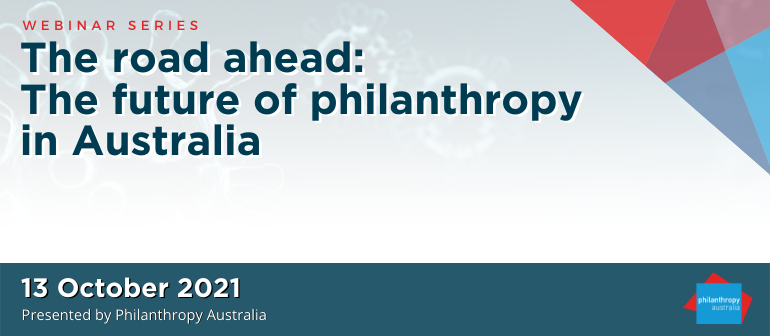 The road ahead: The future of philanthropy in Australia