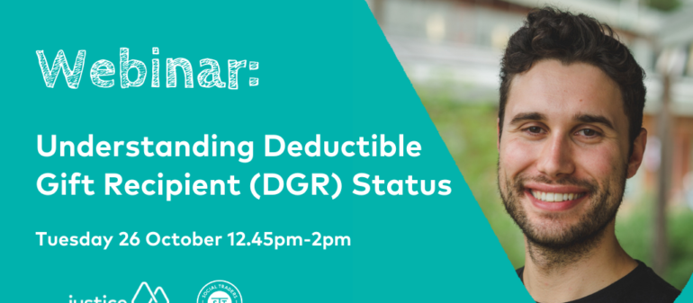 Understanding Deductible Gift Recipient (DGR) Status – Webinar