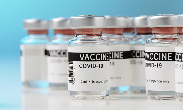 vials of covid vaccines