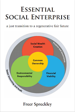 Cover of Freer's new book, Essential Social Enterprise