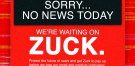 Sorry... No news today. We're waiting on Zuck