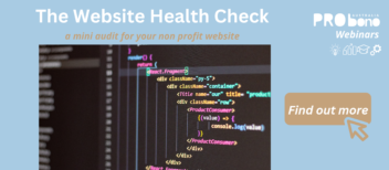 The Website Health Check - a mini audit for your non profit website